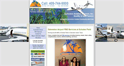 Desktop Screenshot of galvestonaviationservices.com